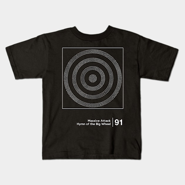 Hymn of the Big Wheel - Minimalist Graphic Artwork Design Kids T-Shirt by saudade